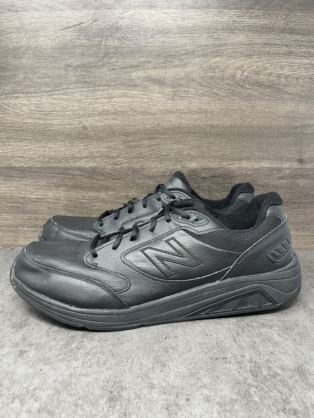 New Balance 928v3 Mens Size 14 Black Leather Walking Shoes ROLLBAR ABZORB